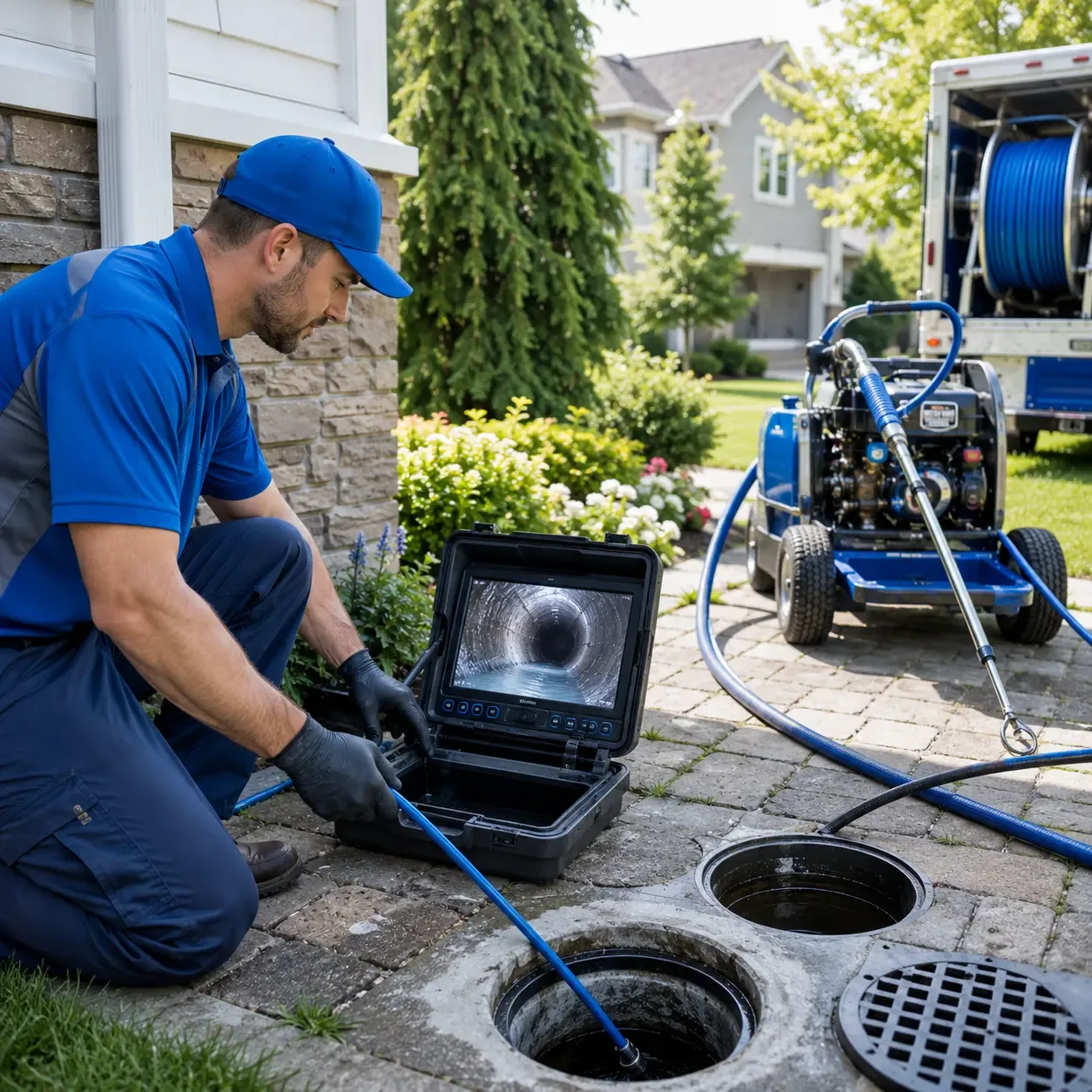 Outdoor drain cleaning professionals serving Sheffield, PA
